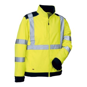 CASACO SOFTSHELL SIDEIA AMARELO AHV/AZ MARINHO